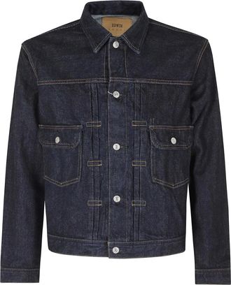 Edwin Denim Jacket Japan - Heren - Jassen - Blauw - Maat: M Denim