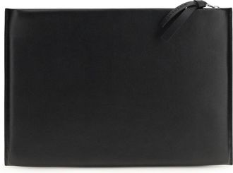 Givenchy Mens Large Antigona Stamped Clutch Bag Black Calf Leather Bos Taurus Beauty Cases