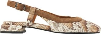 VIA VAI Julie Xena Slingbacks - Dames - Ballerinas - Bruin - 40 EU - Leer - Schoenen