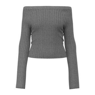 Guess Truien & Vesten, Dames, Grijs, S, Viscose Blend Sweater