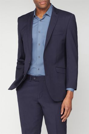 Scott Mens Long Sleeve Tailored Suit Jacket in Navy - Size 40 (Chest)