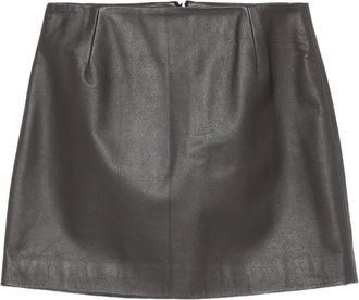 Blazé Milano Minigonna in pelle - Marrone