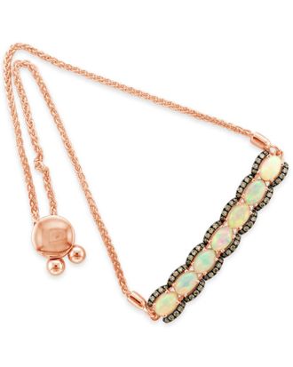 Le Vian 14K 1.46 Ct. Tw. Diamond & Opal Bracelet