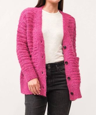Dear John Denim Ida Cardigan In Dahlia Mauve