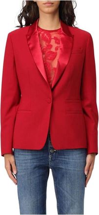 Dondup Dames, Jassen, Rood, Maat: XS Satijn