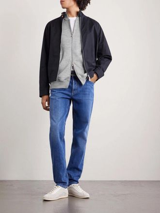 Brunello Cucinelli Cashmere-Blend Zip-Up Sweatshirt