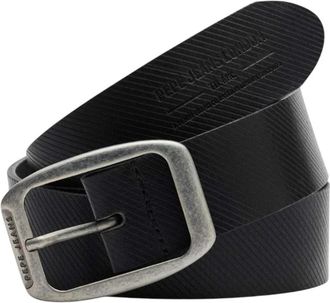 Pepe Jeans London Wade Riem - Heren - Riemen - Zwart - 100 CM - Leer - Accessoires
