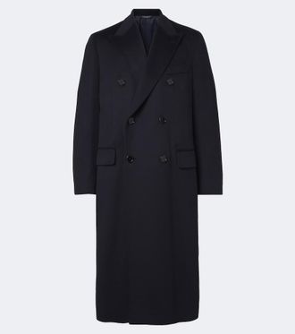 Dolce & Gabbana Cappotto doppiopetto in cr&ecirc;pe di lana vergine