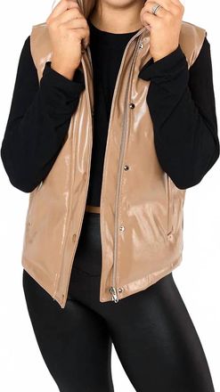 BuddyLove Helen Vest In Latte
