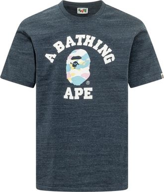 A Bathing Ape New Multi Camo Tee - Heren - T-shirts - Blauw - XL - Katoen - Tops
