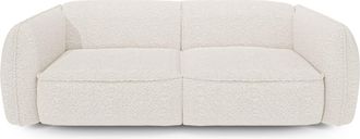 Sia Home Sof&aacute; cama 4 plazas boucl&eacute; crema