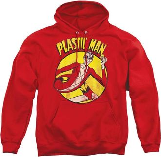 Gildan DC Comics Plastic Man Adult Pull Over Hoodie / Hooded Sweatshirt