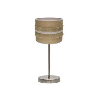 Fabrilamp Sobremesa Natalia 1xe14 Cuero/saco-beis 43x17x17 Cm