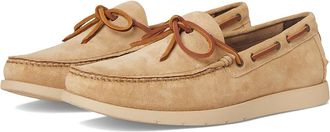 Cole Haan Brower Moc Loafers Mens Slip on Shoes Farro Suede/Oat Water Resistant : 10.5 D - Medium, Leather
