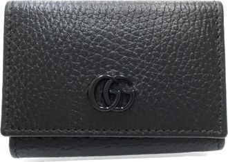 Gucci Black Leather Wallet (Tri-Fold) (Pre-Owned)