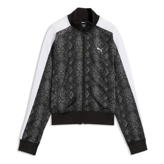Puma (WMNS) PUMA Snake Pack Printed Short T7 Track Jacket PUMA Black 638737-01