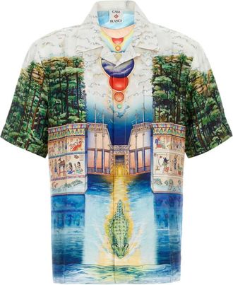 Casablanca Multicolor Graphic Relaxed Shirt