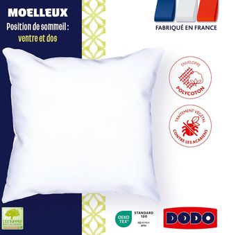 Dodo Zacht hoofdkussen anti-mijt Hollofil Proneem
