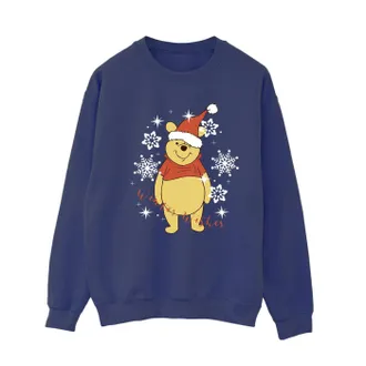 Disney Dames/Dames Winnie The Pooh Winter Wishes Sweatshirt (Marineblauw)