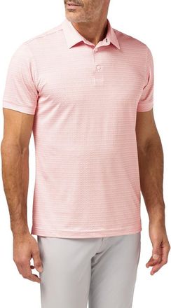 Mizzen+Main Versa Trim Fit Performance Golf Polo in Burnt Orange Tee Off at Nordstrom, Size Xx-Large