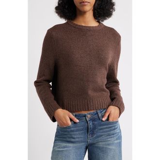PacSun Naomi Crewneck Sweater in Brown at Nordstrom Rack, Size X-Large