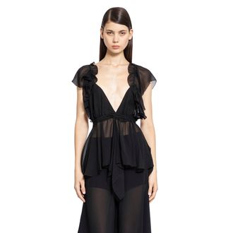 Chlo&eacute; Gathered Camisole Top in Silk Georgette
