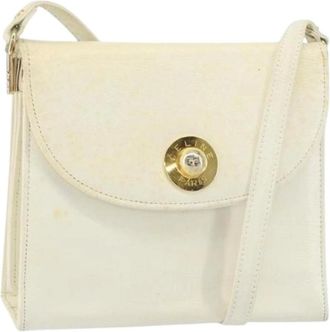 Celine Pre-owned Cross Body Bags, female, White, Size: ONE SIZE Pre-owned Vintage Cross Body Bag