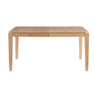 Miliboo Mesa Extensible De Contrachapado De Fresno Y Madera De Caucho 150-180 Cm Bolly