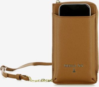 Patrizia Pepe Custodia per cellulare in pelle cuoio