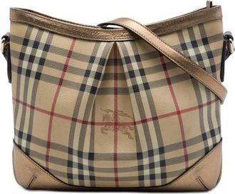 Burberry Pre-owned Burberry Haymarket Check Coated Canvas Hartham Crossbody Ladies WE5EL38AYM3V56ZM