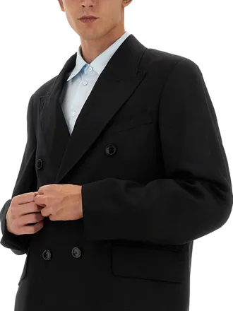 Our Legacy Double-Breasted Tailored Blazer - Black