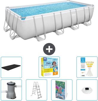 Bestway Piscina Bestway Power Steel Rectangular - 488x244x122 Cm - 8-piezas S526