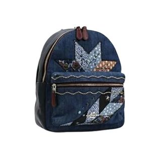 Coach Pre-owned Backpacks, unisex, Blue, Size: ONE SIZE Pre-owned Leather Backpack