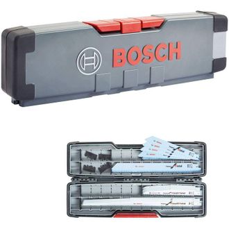 Bosch Professional, 16 pezzi set di lame per seghe universali Heavy (per legno e metallo, accessori per sega universali)