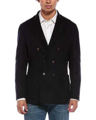 Eleventy Peakot Wool & Cashmere-Blend Coat