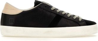 D.A.T.E. Hill Low Calf Sneaker - Heren - Sneakers - Zwart - 41 EU - Katoen - Schoenen