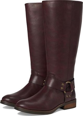 Frye and Co. Kellie Harness Wide Calf Cowboy Womens Boots Mulberry : 7.5 M