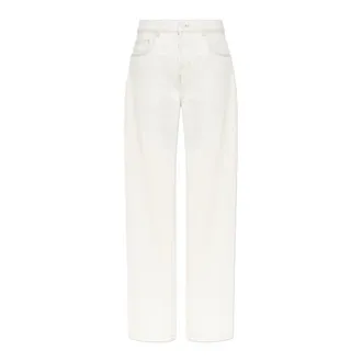 Ami Jeans, Dames, Wit, W27, Katoen, Straight-leg Jeans