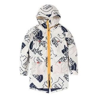 The North Face X Brain Dead 76 Oversized Mountain Parka Jacket White 529S-WE9