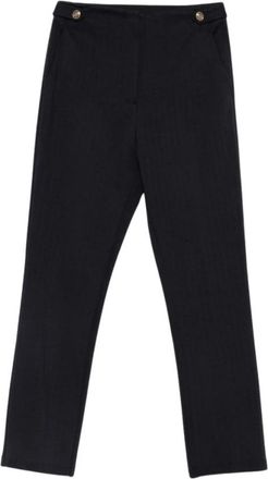 Liu Jo Slim-Fit Broeken - Dames - Slim Fit Broeken - Zwart - XL - Broeken
