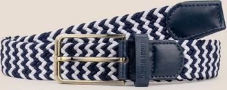 Oswin Hyde Mens Clyde White Blue - Size: 30-38