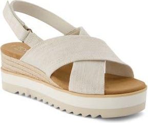 Toms Diana Crossover Sandal in Natural at Nordstrom Rack, Size 6.5