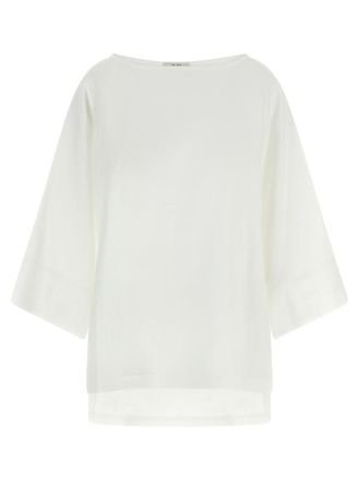 The Row White Regular Solid Top