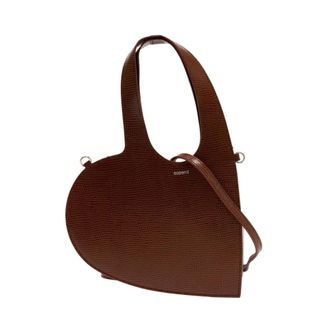 Coperni Mini Heart Tote - female - Coperni - Shoulder Bags - Brown - ONE SIZE - Bags