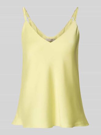 Rinascimento Rinascimento Top mit V-Ausschnitt und Spaghettitr&auml;gern in GELB, Gr&ouml;&szlig;e XL