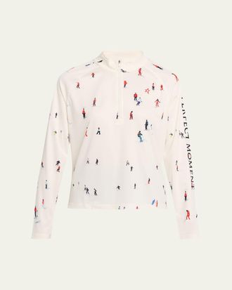 Perfect Moment Quarter-Zip Ski Base Layer