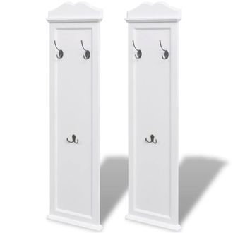 Berkfield Home Coat Racks 2 pcs White