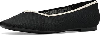 Easy Spirit Norene Womens Dress Flat Shoes Black/Ivory : 7.5 W (D), Polyester
