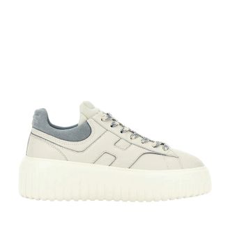 Hogan H-Stripes Lace-Up Leather Sneakers