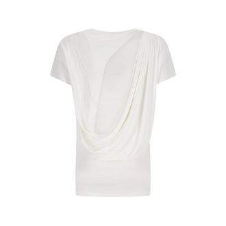 Jacquemus Draped Back T-Shirt - White